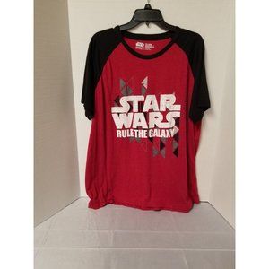 Star Wars t-shirt size xxl red & black